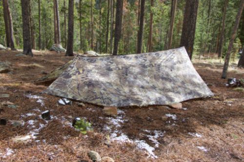 tarp camouflé style armée